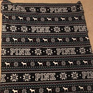 Pink Christmas blankets